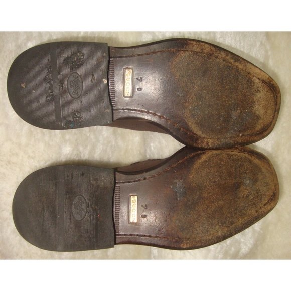 GUCCI Brown Suede Leather Slip On Dress Loafer Shoes Men Size 7 D - Picture 5 of 5